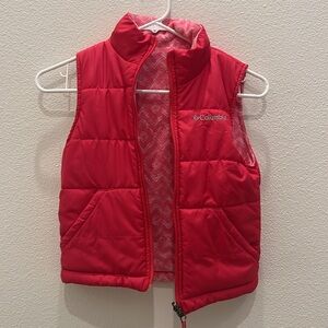 Girls Columbia Reversible puffer vest